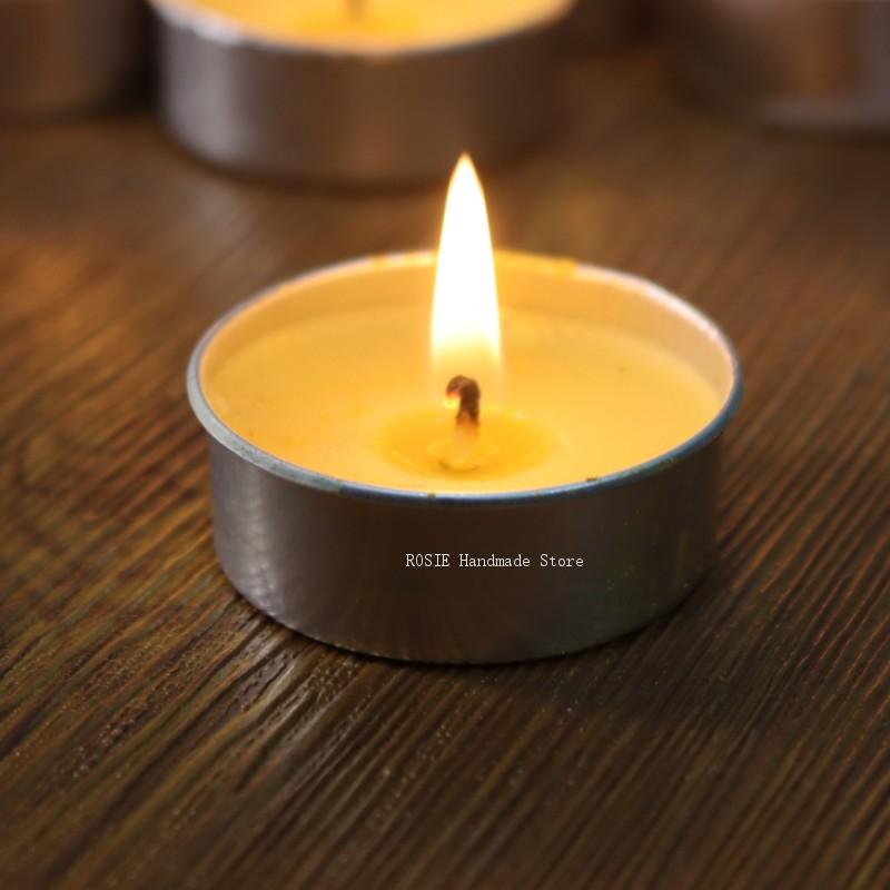Candle Making Video - 空のティーワックス丸型アルミボックス100ウィックステッカーキャンドル100コンテナー大豆ワックス型DIYキャンドルツール