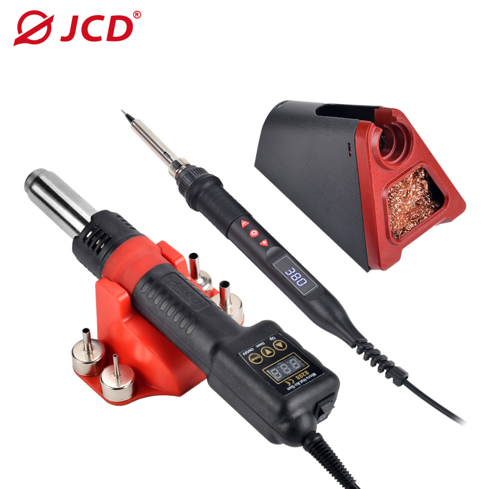 Heat Gun Embossing - Jcd-マイクロ熱はんだ付けガン,750W,220V,110V LCDデジタルヘアドライヤー,熱風はんだ付けツール,8208