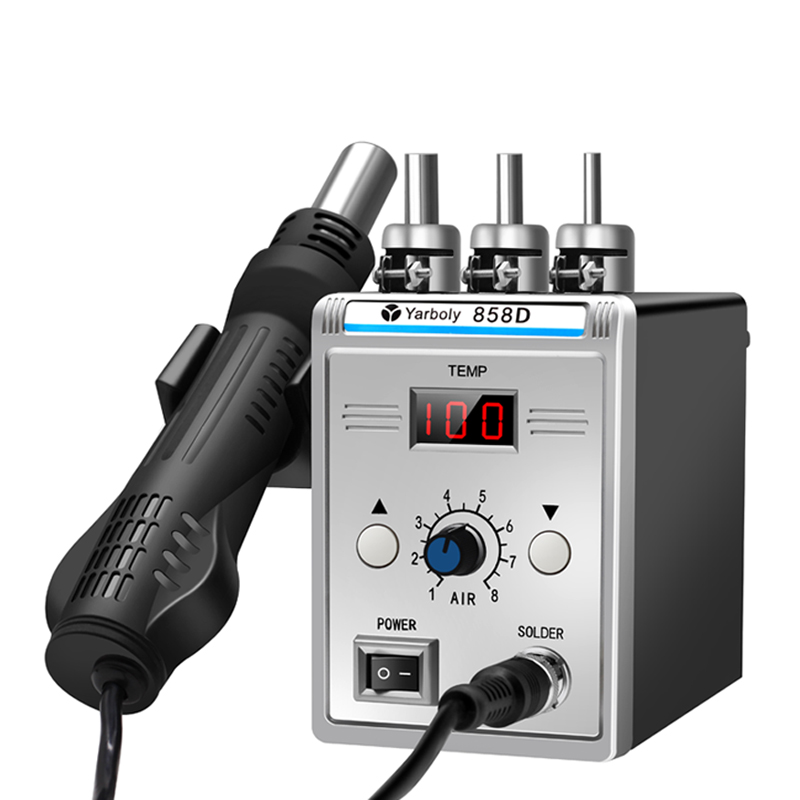 Heat Gun Embossing - ホットエアガン 858D BGA リワークはんだステーションヒートガン 220V 700