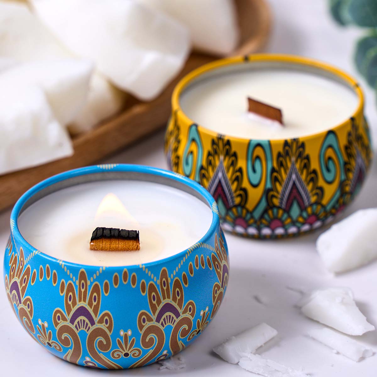 1LB 天然植物ホワイトココナッツワックス卸売キャンドル材料 - Candle Making Material Wholesale のレビューと価格