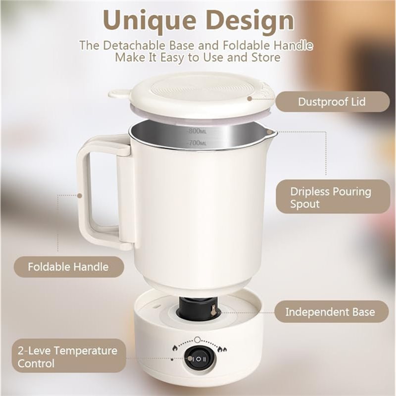 A47U 電気ワックス溶解ポットキット 温度計付き 800M - Candle Making Video のレビューと価格