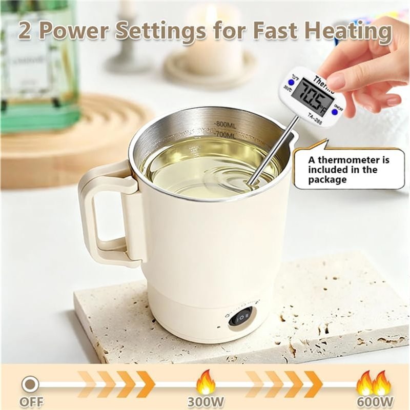 A47U 電気ワックス溶解ポットキット 温度計付き 800M - Candle Making Video のレビューと価格