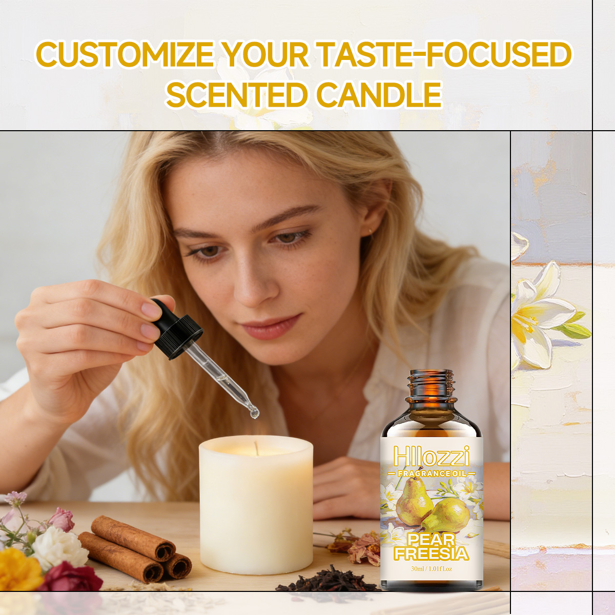 洋梨フリージアフレグランスオイル：キャンドル作りや室内の香り - Candle Making Experiment のレビューと価格