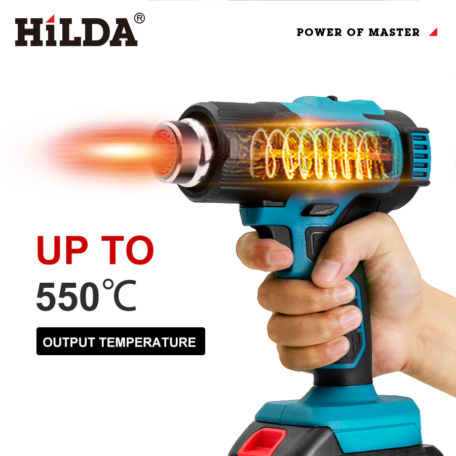 HILDA ハンドヘルドホットエアガン 温度調節可能 非調節 - Heat Gun Embossing のレビューと価格