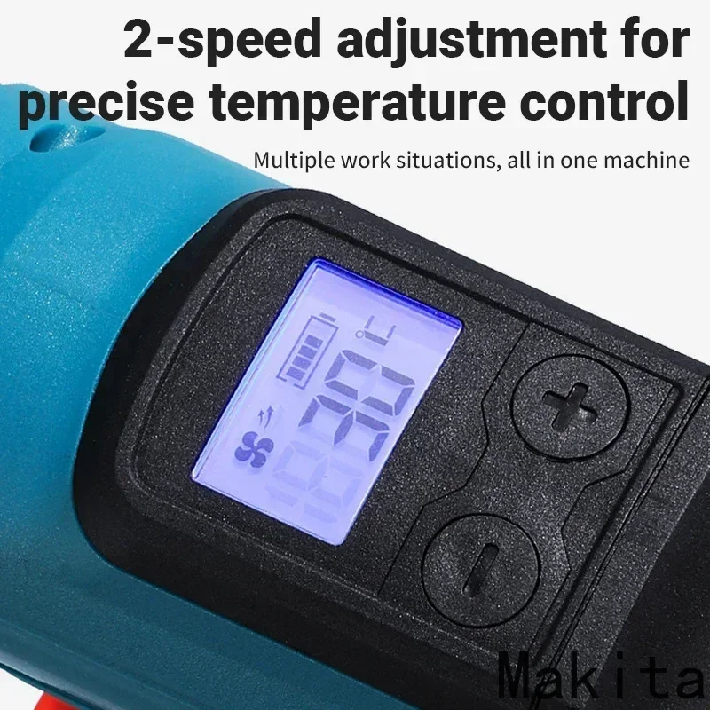マキタ550 ° C温度制御ヒートガン 18V コードレスハ - Heat Gun Embossing のレビューと価格