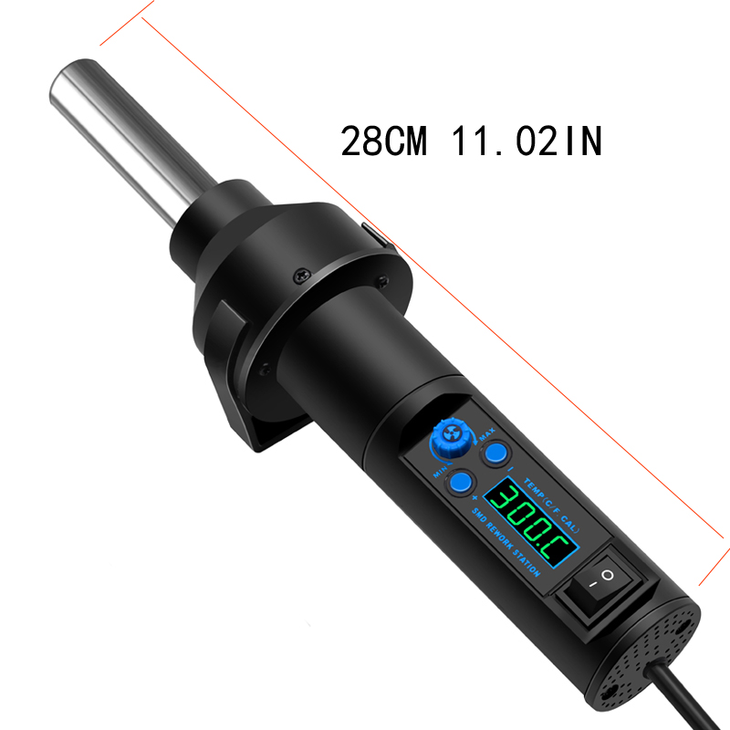 8032D ヒートガン電気デジタルディスプレイ温度調節可能な - Heat Gun Embossing のレビューと価格