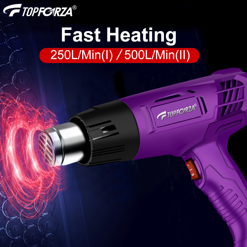 ミニ工業用ヒートガン、1200W デュアル温度調節機能付き  - Heat Gun Embossing のレビューと価格