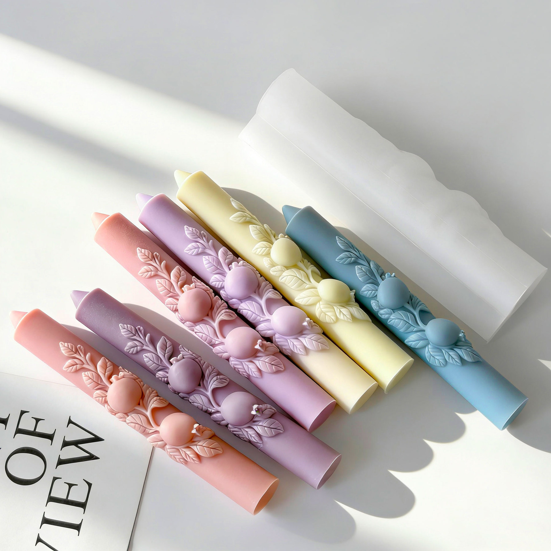 DIY ザクロ型 ロングロッド シリコンキャンドルモールド  - Candle Making Video のレビューと価格