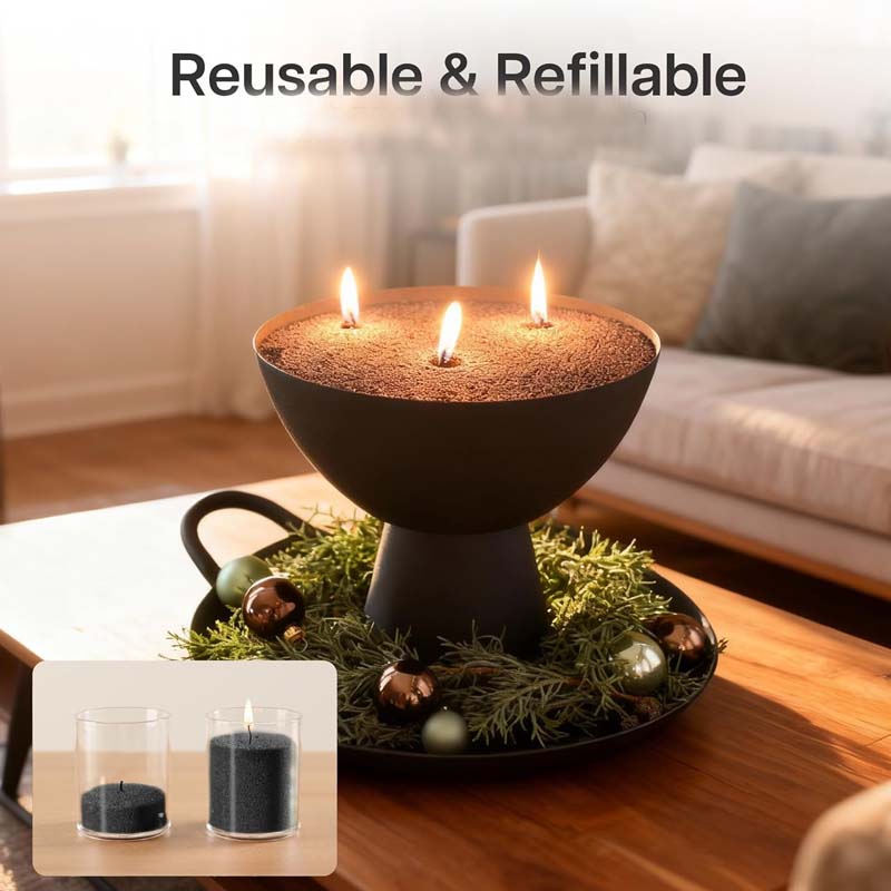 黒色のキャンドルサンド（芯付き）、200g、10個の芯付きパ - Candle Making Video のレビューと価格