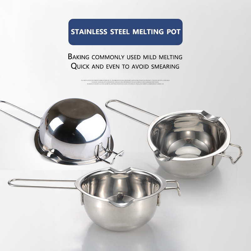 ステンレス鋼ワックスるつぼロングハンドル香りキャンドル石鹸チ - Candle Making Video のレビューと価格